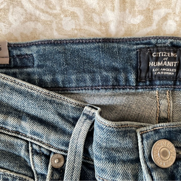 Citizens of Humanity LA denim jeans 25 rocket crop high rise skinny - Picture 5 of 10